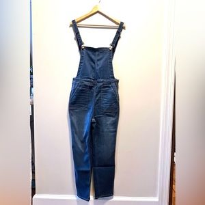 Madewell stretch denim skinny overalls